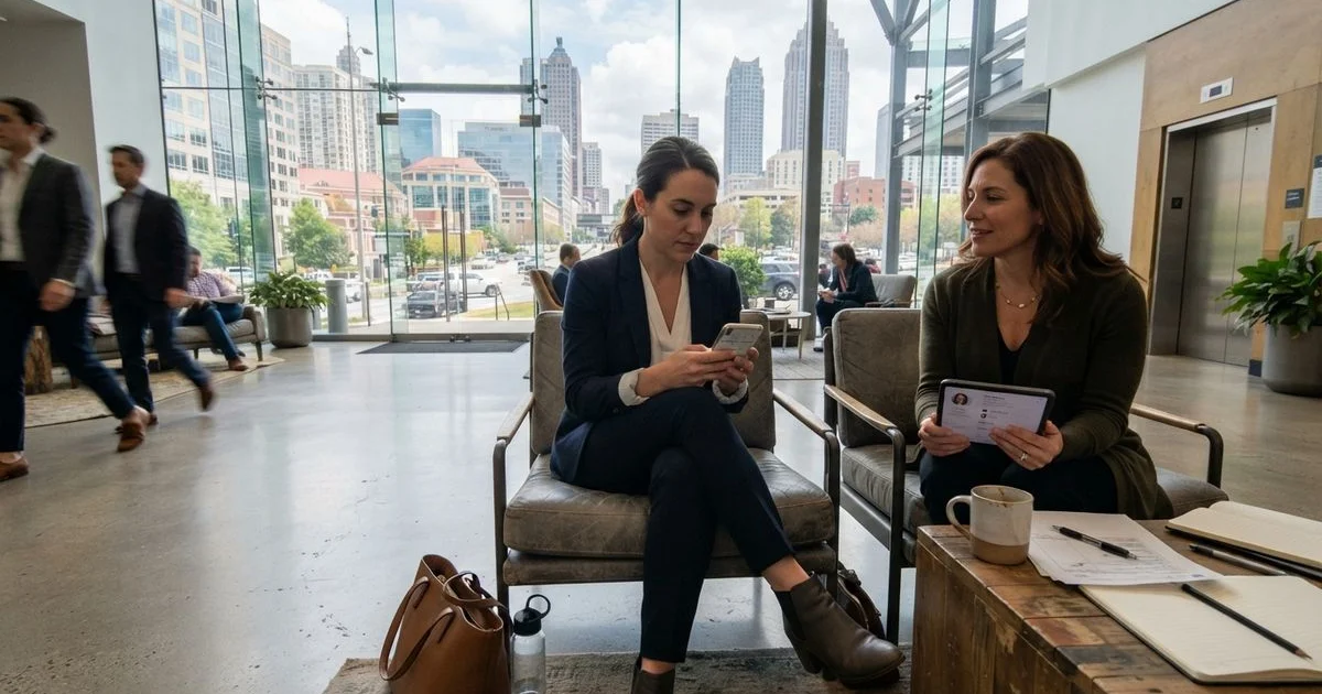 Matchmaking for busy professionals: fitting a search into a packed schedule
